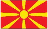 Republic of North Macedonia Flag