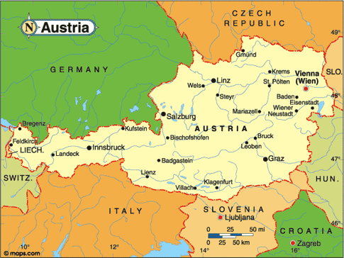 Austria Map