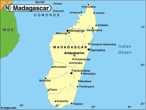 Madagascar Map