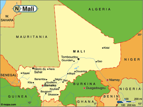 Mali Map