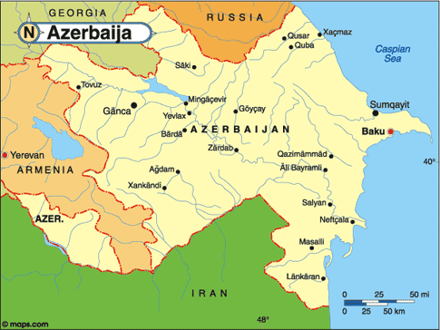 Azerbaijan Map