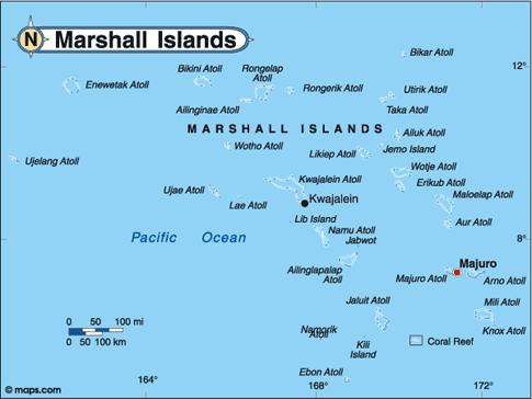 Marshall Islands Map