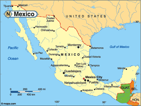 Mexico Map