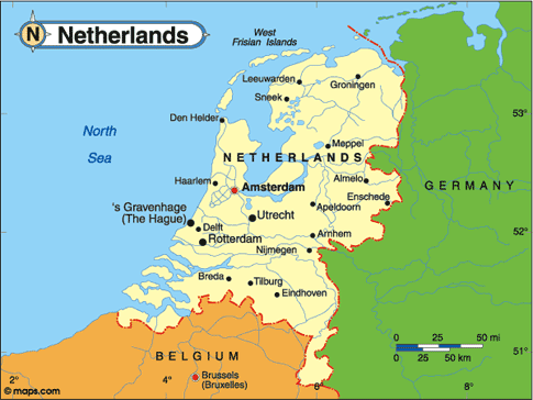 Netherlands Map