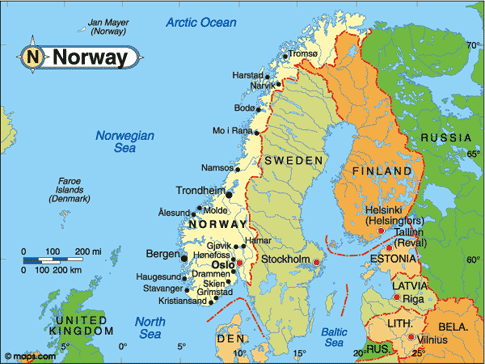 Norway Map