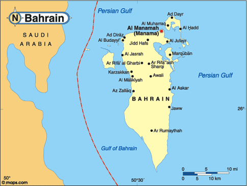 Bahrain Map