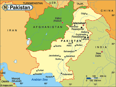 Pakistan Map