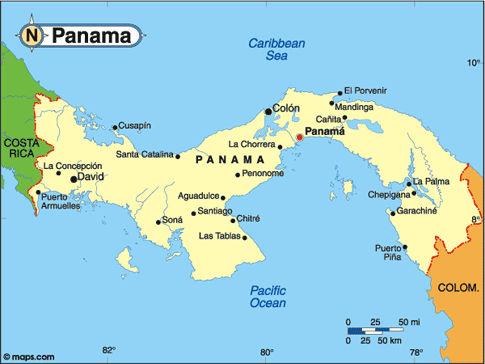 Panama Map