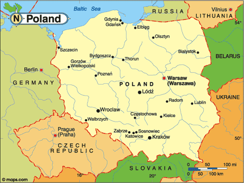 Poland Map