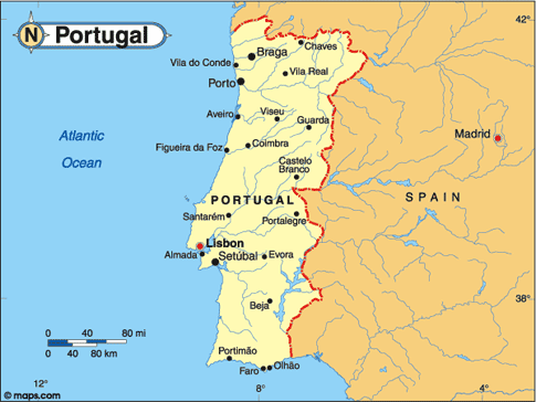 Portugal Map