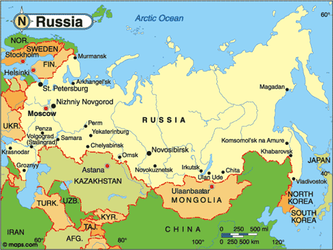 Russia Map