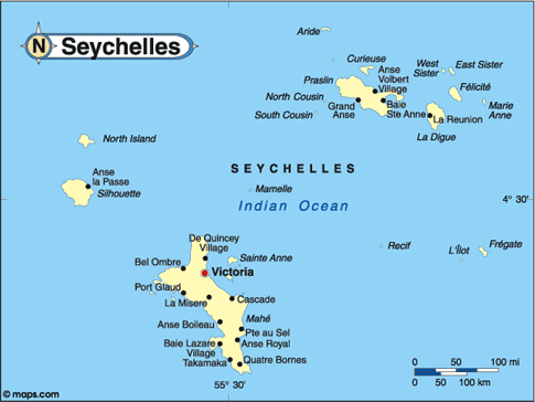 Seychelles Map