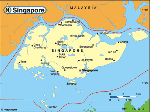 Singapore Map