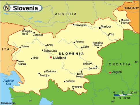 Slovenia Map