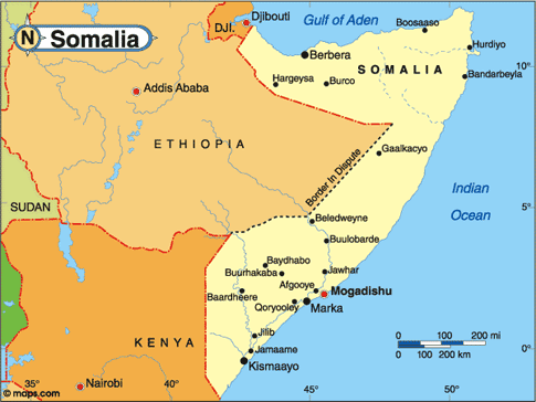 Somalia Map