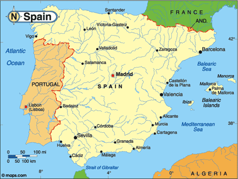 Spain Map