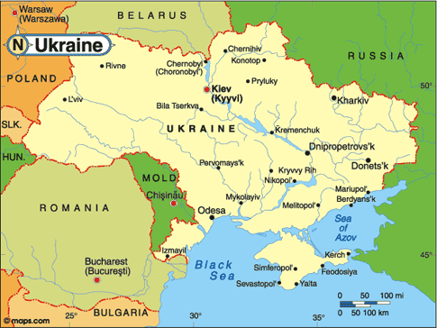 Ukraine Map