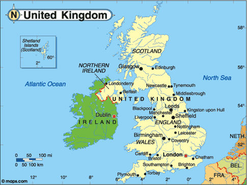 United Kingdom Map