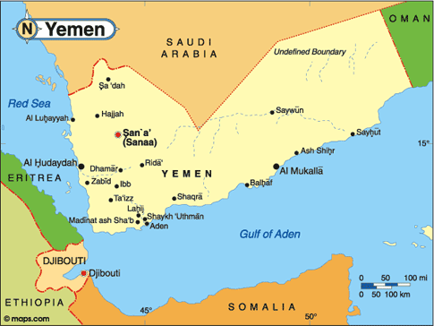 Yemen Map