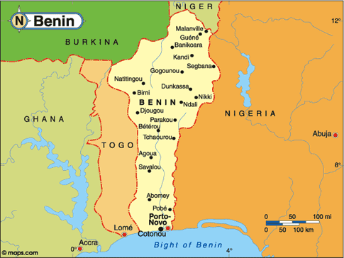 Benin Map