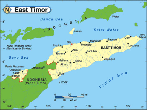 East Timor Map