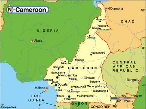 Cameroon Map