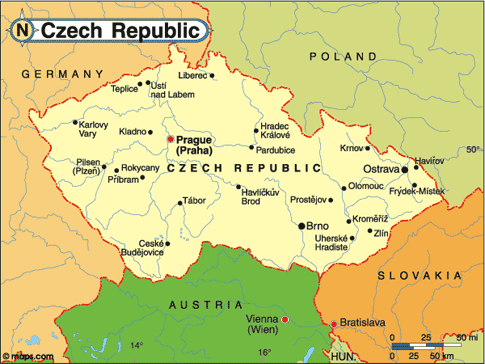 Czech Republic Map