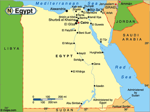 Egypt Map