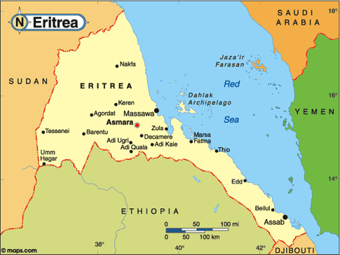 Eritrea Map