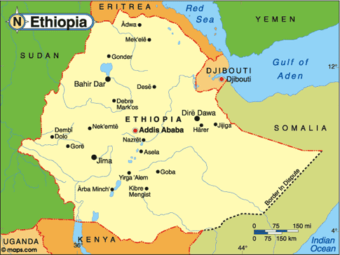 Ethiopia Map
