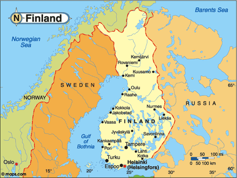 Finland Map
