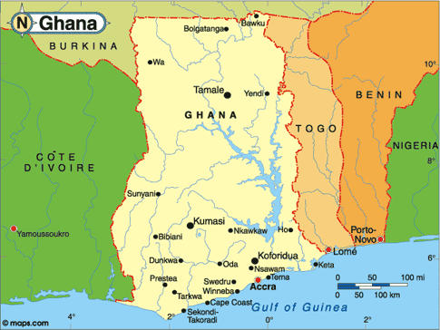 Ghana Map