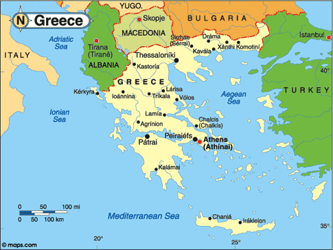 Greece Map