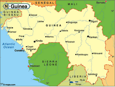 Guinea Map