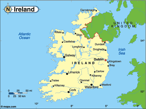 Ireland Map