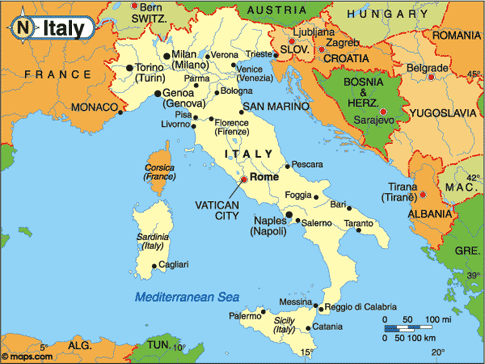 Italy Map