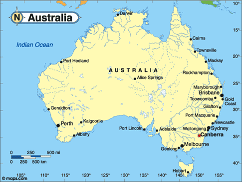 Australia Map