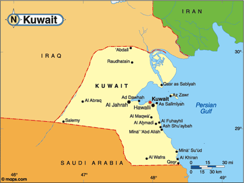 Kuwait Map